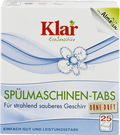 Klar Spülmaschinen-Tabs, 25 St, 500g