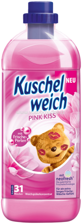 Kuschelweich Weichspüler Pink Kiss, 31 Wl, 1l