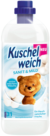 Kuschelweich Weichspüler Sanft & Mild, 31 Wl, 1l