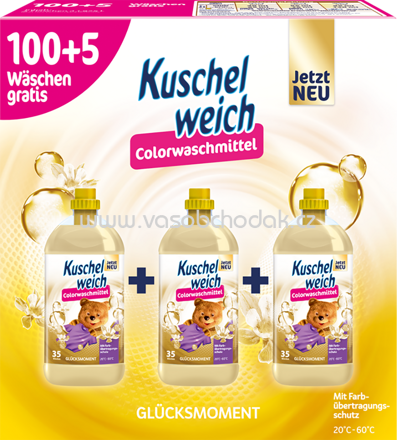 Kuschelweich Colorwaschmittel Glücksmoment Gel, 20 - 100 Wl