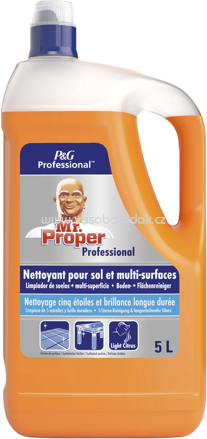 Meister Proper Professional Boden + Flächenreiniger Light Citrus, 5l