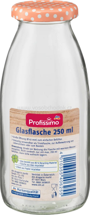 Profissimo Glasflasche, 250 ml, 1 St