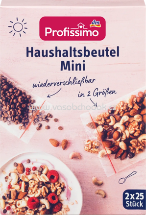 Profissimo Haushaltsbeutel Mini, 2x25 St, 50 St