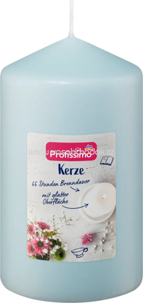 Profissimo Kerze glatt 140/80 hellblau, 1 St