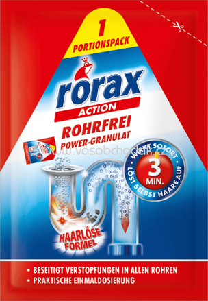 Rorax Rohrfrei Power-Granulat, 60g