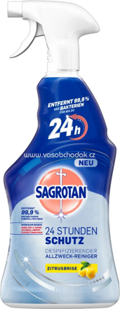 Sagrotan 24 Stunden Schutz Allzweck-Reiniger Zitrusbrise, 600 ml