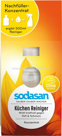 Sodasan Küchen Reiniger Konzentrat, 100 ml