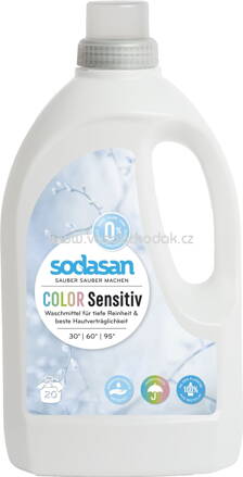 Sodasan Color Waschmittel Sensitiv, 1500 - 20 000 ml