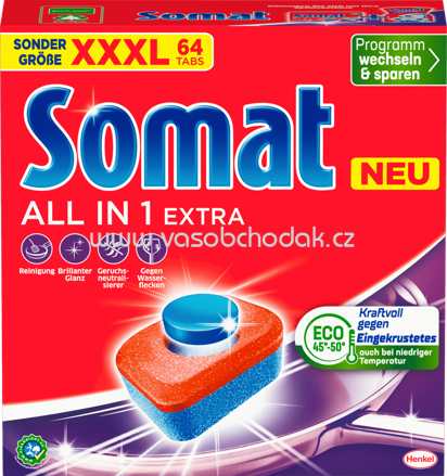 Somat Spülmaschinen Tabs All in 1 Extra, 54 - 90 St
