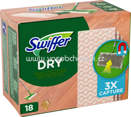 Swiffer Trockene Bodentücher für Holz & Parkett, 18 St
