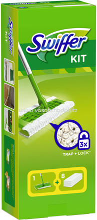Swiffer Staubwischer Bodenstab S.Set+8 Tücher, 1 St