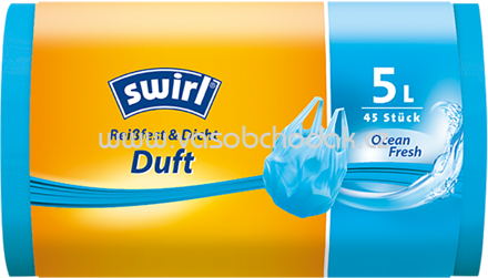 Swirl Duft Müllbeutel Ocean Fresh, 5l, 45 St