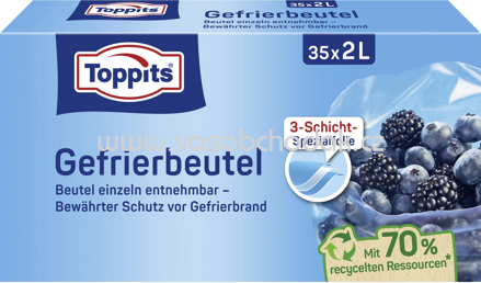 Toppits Gefrierbeutel, 2l, 35 St