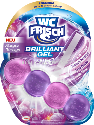 WC Frisch Brilliant Gel Magic Breeze, 1 St