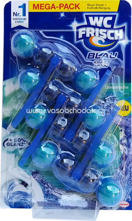 WC Frisch Blau Kraft Aktiv Ozeanfrische, 4 St
