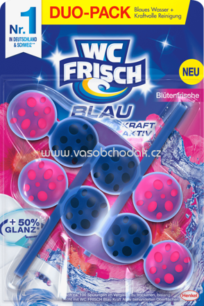 WC Frisch Blau Kraft Aktiv Blüten Frische, 2 St