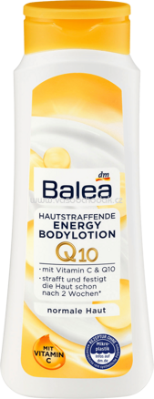 Balea Bodylotion Hautstraffende Energy Q10 mit Vitamin C, 400 ml
