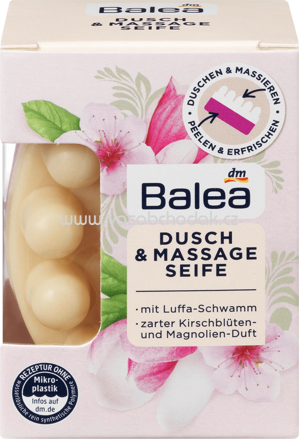 Balea Seifenstück Dusch & Massageseife Kirschblüte & Magnolie, 120g