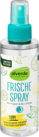 Alverde NATURKOSMETIK Bodyspray Bio-Ingwer-Limette, 150 ml
