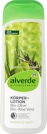 Alverde NATURKOSMETIK Körperlotion Bio-Olive, Bio-AloeVera, 250 ml
