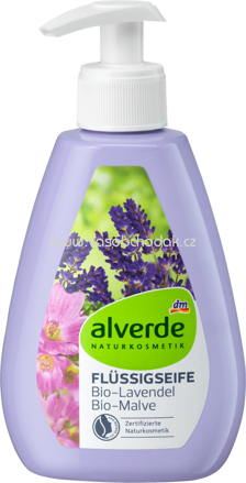 Alverde NATURKOSMETIK Flüssigseife Bio Lavendel & Bio Malve, 300 ml