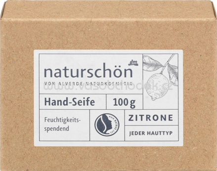 Alverde NATURKOSMETIK Seifenstück naturschön Zitrone, 100g