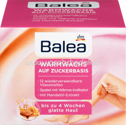 Balea Warmwachs auf Zuckerbasis, 250 ml