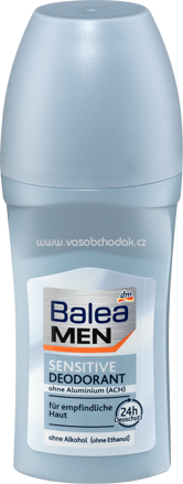 Balea MEN Deo Roll On Deodorant Sensitive, 50 ml