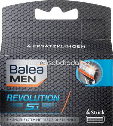 Balea MEN Rasierklingen Revolution 5.1, 4 St