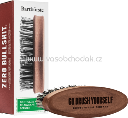 Brooklyn Soap Company Bartbürste, 1 St