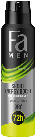 Fa Men Deospray Sport Energy Boost, 150 ml