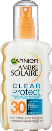Garnier Ambre Solaire Sonnenspray Clear Protect LSF 30, 200 ml