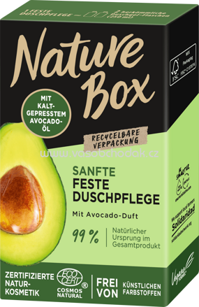 Nature Box Feste Dusche Avocado-Öl, 100g