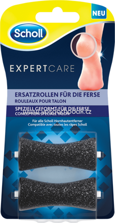 Scholl Ersatzrollen für die Ferse, Hornhaut-Entferner, 2 St