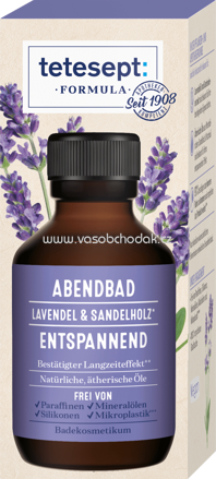 Tetesept Abendbad Formula Lavendel & Sandelholz, 100 ml