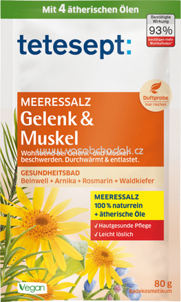 Tetesept Badesalz Gelenk & Muskel, 80g