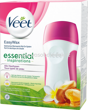 Veet Easywax Starter Set essential inspirations + 50ml Nachfüllpack, 1 St
