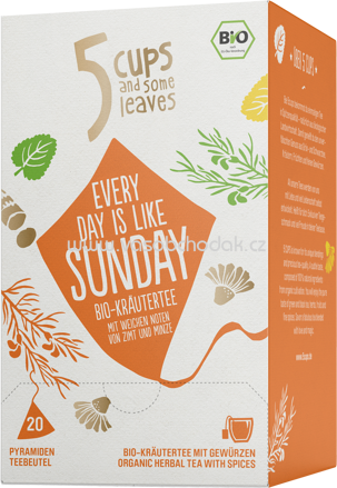 5 CUPS Every Day is Like Sunday Bio Kräutertee, 20 Beutel