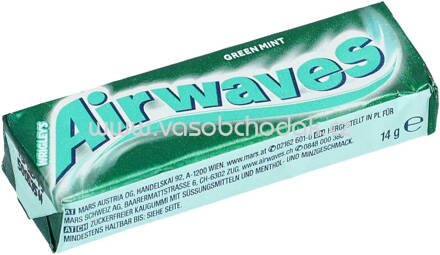 Airwaves Green Mint, 10 St, 14g