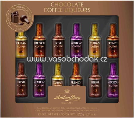 Anthon Berg Chocolate Coffee Liqueurs, 12 St, 187g