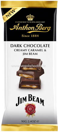Anthon Berg Dark Chocolate Jim Beam, 90g