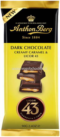 Anthon Berg Dark Chocolate Licor 43, 90g