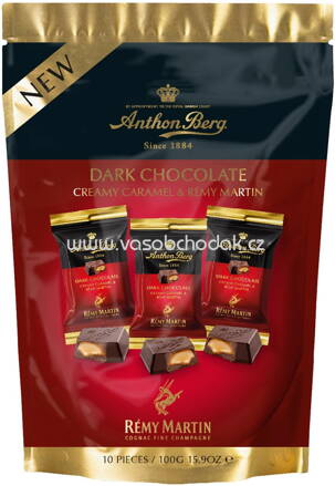Anthon Berg Dark Chocolate Rémy Martin Minis, 100g