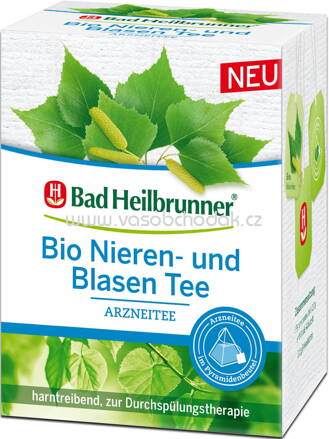 Bad Heilbrunner Bio Nieren- und Blasen Tee im Pyramidenbeutel, 12 Beutel