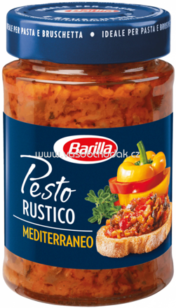 Barilla Pesto Rustico Mediterraneo, 200g
