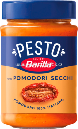 Barilla Pesto con Pomodori Secchi Pomodoro 100% Italiani, 190g