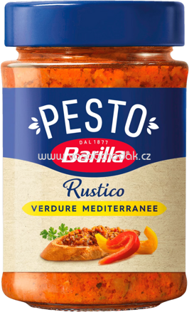 Barilla Pesto Rustico Verdure Mediterranee, 190g