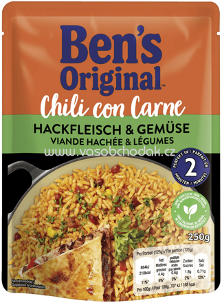 Ben's Original Express Chili Con Carne Hackfleisch & Gemüse, 250g