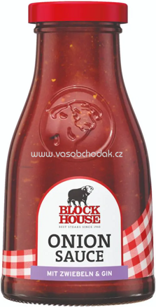 Block House Onion Sauce mit Zwiebeln und Gin, 240 ml