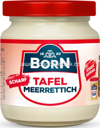 Born Tafel Meerrettich, scharf, 190g